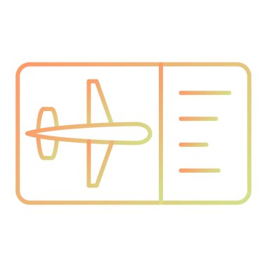 seyahat simgesi vektör çizimi