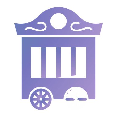 car shop icon. simple illustration 