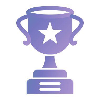 kupa ikonu vektör illüstrasyon tasarımı