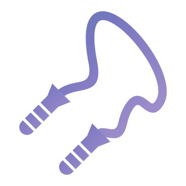 jumping rope icon. vector illustration