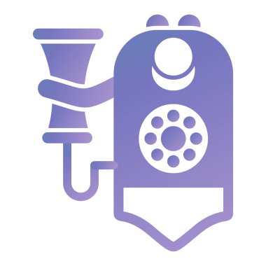 telefon simgesi vektör illüstrasyonu