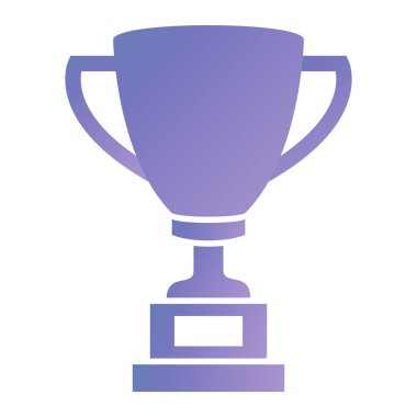 Kupa ikonu. Web tasarımı için ödül kupa vektör simgelerinin basit illüstrasyonu