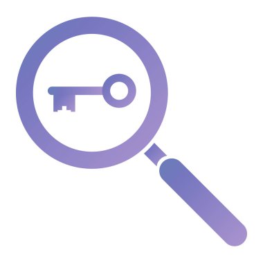 Arama simgesi vektör illüstrasyonu