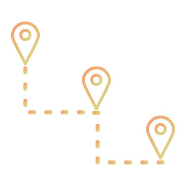 gps vektör simgesi modern basit illüstrasyon