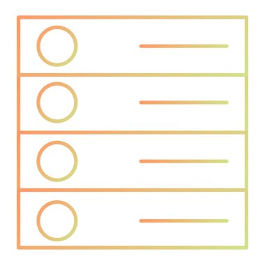 illustration of a line icon for personal day