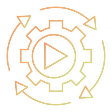 seo modern simgesinin vektör illüstrasyonu