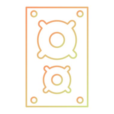 speaker, web simple design illustration