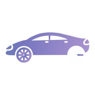 car icon. flat illustration of auto vector symbol stock web design