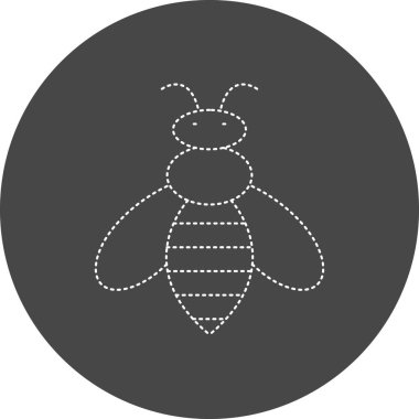 simple web illustration of Bee bug