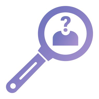 Arama simgesi vektör illüstrasyonu