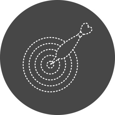 vector illustration of Daily Goal modern icon