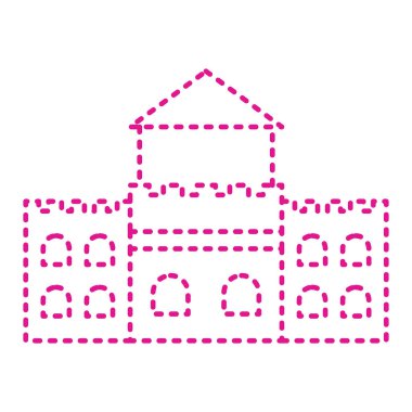 building icon. simple illustration of house vector icons for web