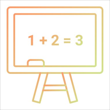 Matematiksel formüllü karatahta