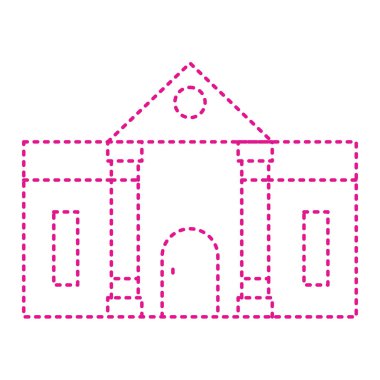 Moda tarzı izole edilmiş arkaplan oluşturma simgesi