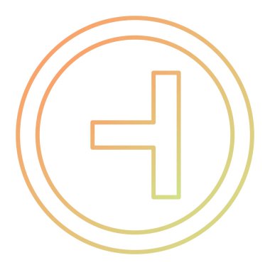 cancel icon symbol in circle, isolated and flat illustration