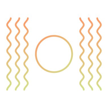 İnce çizgi simgesinin vektör çizimi