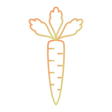 carrot icon. flat illustration of carrots vector icons for web design