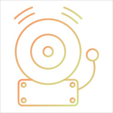 ccTV kamera simgesinin vektör illüstrasyonu