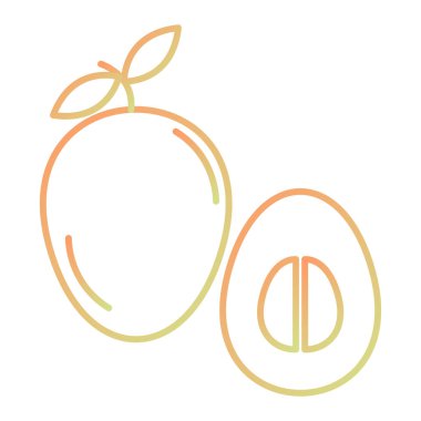 organic food icon. vector illustration
