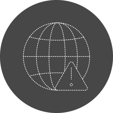 Ağ simgesinin vektör illüstrasyonu