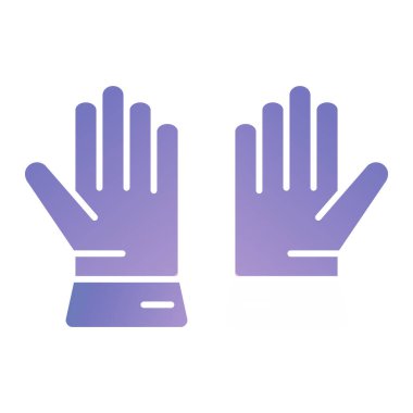 gloves icon vector. flat style illustration. eps 10