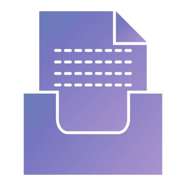 dosya belgesi. Basit tasarım