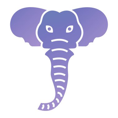 Fil. Web simgesi basit illüstrasyon