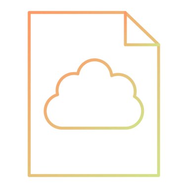 Bulut hesaplama. Web simgesi