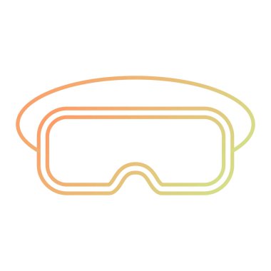 vector illustration of modern and safety mask icon