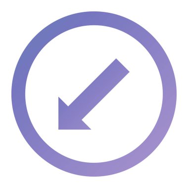 Ok. Web simgesi basit illüstrasyon