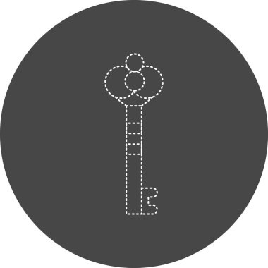 Anahtar. Web simgesi basit illüstrasyon 