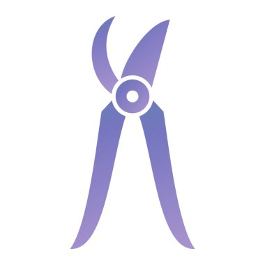 secateurs icon. simple illustration of pliers vector icons for web
