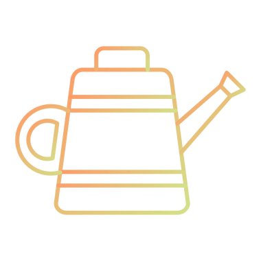 Su kutusu simgesi. Web tasarımı için çaydanlık vektör simgelerinin özet çizimi