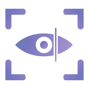 göz vektör simgesi modern basit tasarım