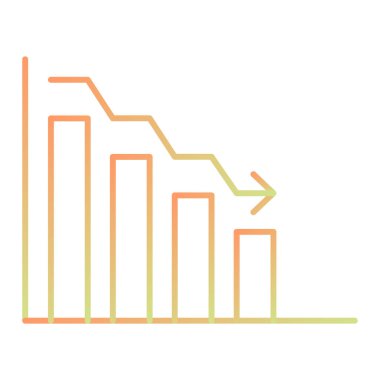 grafik ikonu vektör illüstrasyonu