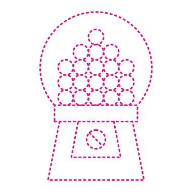 christmas ball with star icon over white background, colorful design, vector illustration