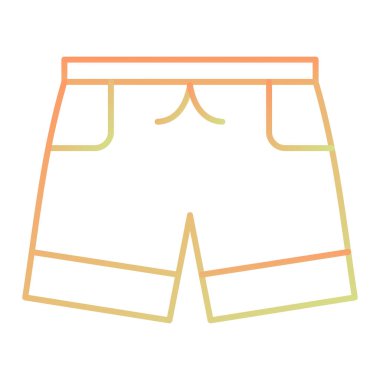 shorts icon. simple illustration