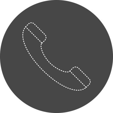 Telefon. Web simgesi vektör illüstrasyonu