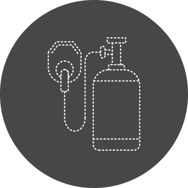 vector illustration of Oxygen icon