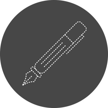 kalem simgesinin vektör illüstrasyonu