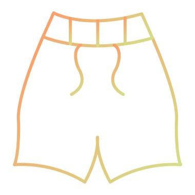 İç çamaşırı. Web simgesi basit illüstrasyon