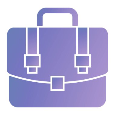 Çanta. Web simgesi basit illüstrasyon