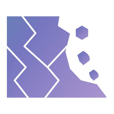 Modern b 'nin vektör illüstrasyonu eksik simgesi