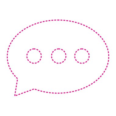 sohbet baloncukları vektör illüstrasyon tasarımı ile konuşma balonu