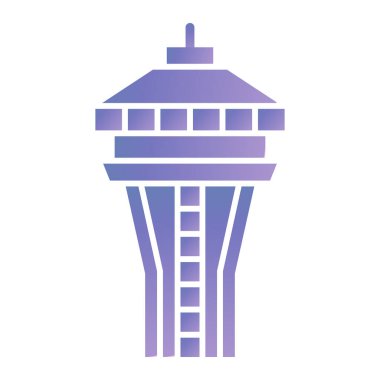 kule ikon vektör illüstrasyonu