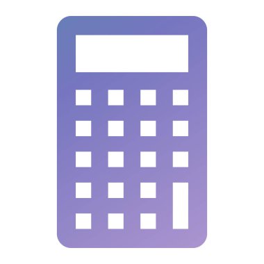 hesap makinesi simgesi, vektör illüstrasyonu