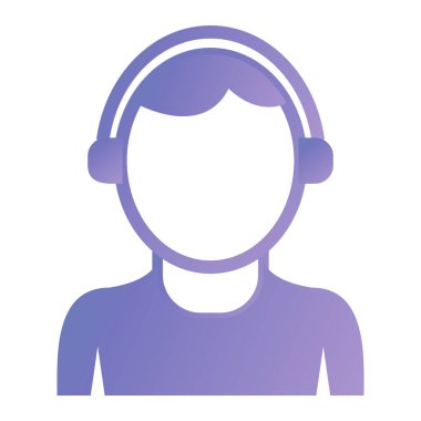 avatar. Web simgesi basit tasarım