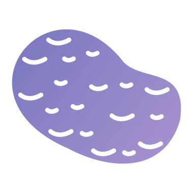 Çizgi film donutunun vektör çizimi