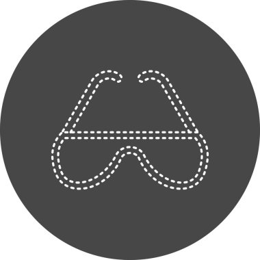 web icon, simple illustration of Glasses