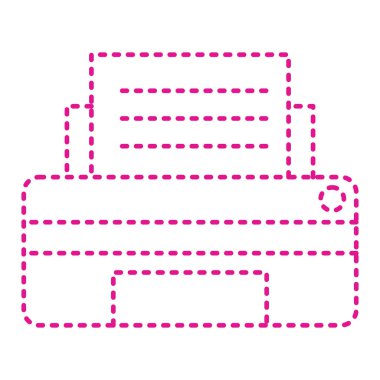 vector illustration of thin modern icon isolated on background